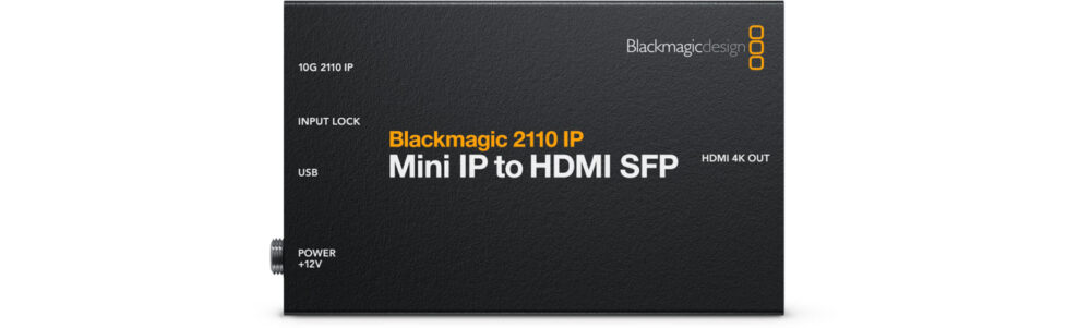 Conversor Blackmagic 2110 IP Mini IP to HDMI SFP