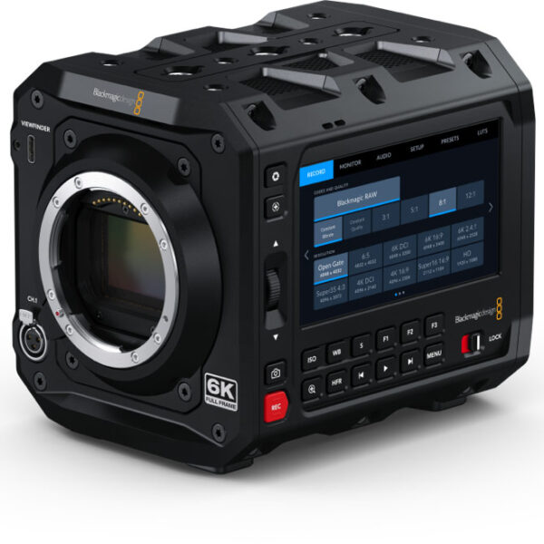 Cámara de Cine Blackmagic PYXIS 6K Montura L