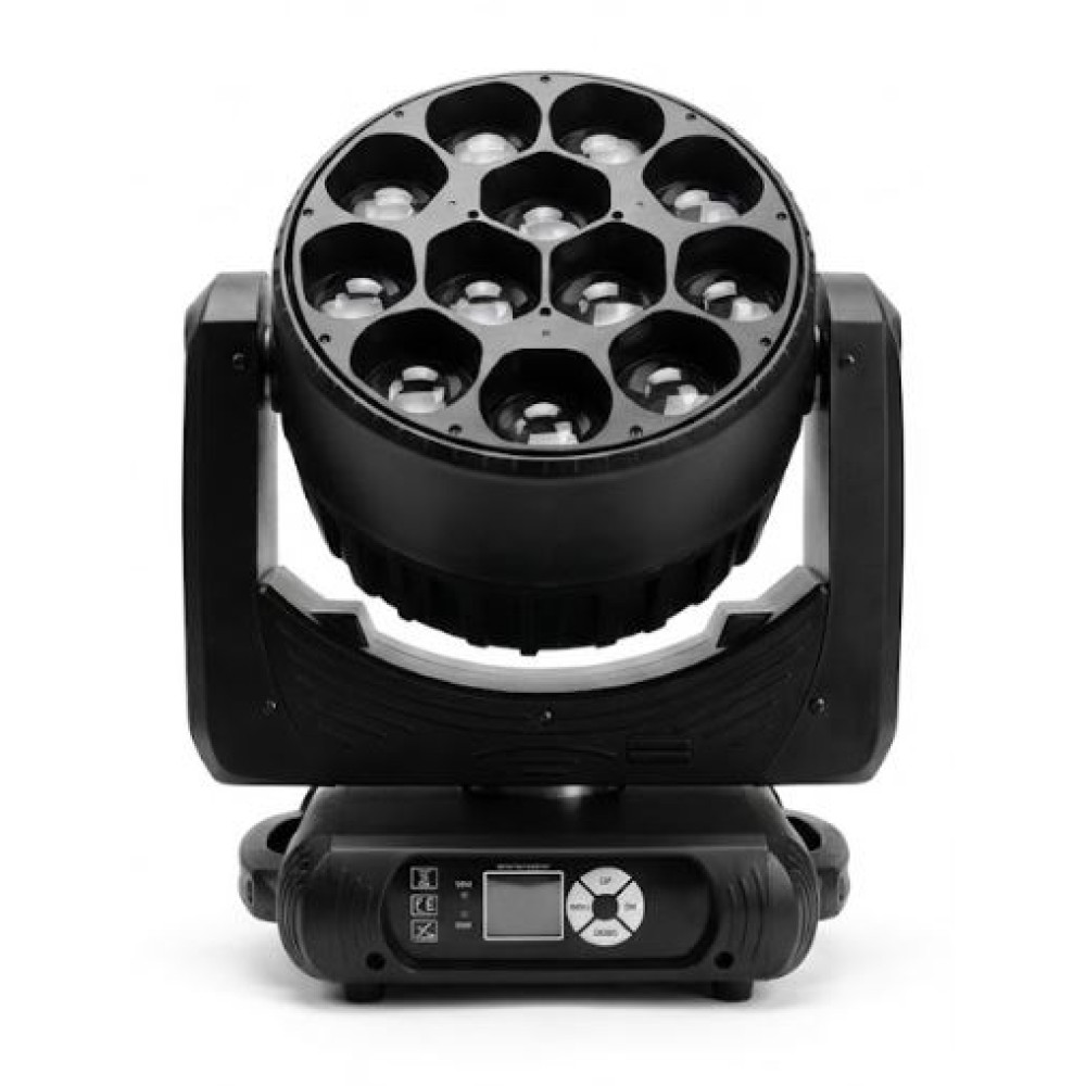 Pack 2 Cabezas Móviles Wash Bee Eye 12x40W RGBW con Flight Case