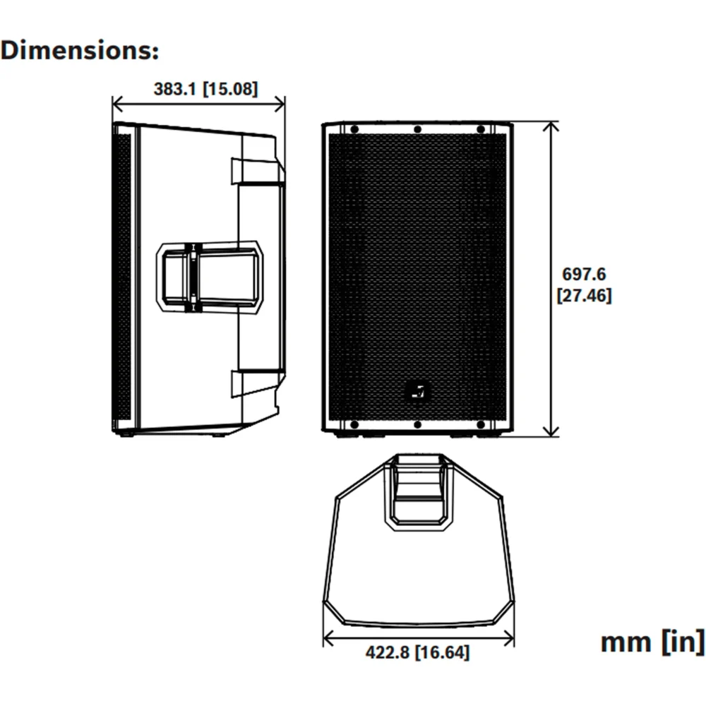 Caja Activa 15'' 1000W BT DSP Electro-Voice ZLX-15P-G2 - vista 9