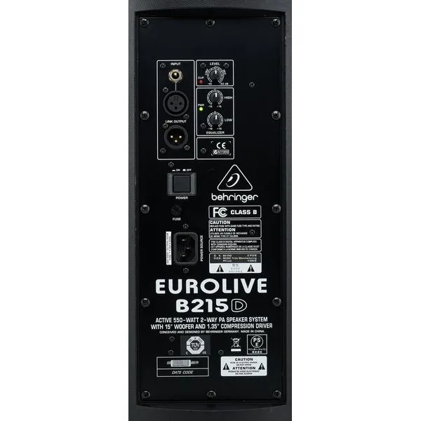 caja-activa-15-550w-pk-behringer-b215d-bk-9.webp Caja Activa 15'' 550W PK Behringer B215D BK - vista 9