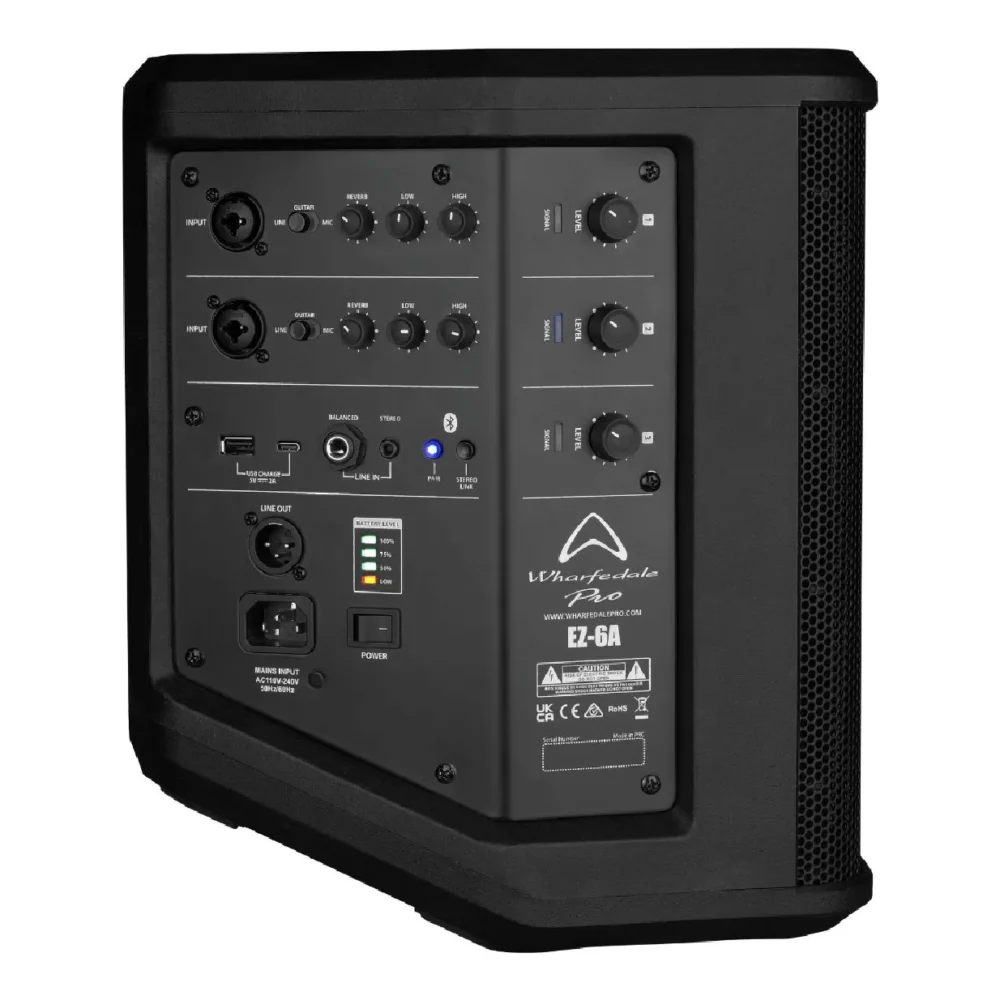 Caja Activa 6.5" Bat/recarg/bluetooth/dsp/bag Wharfedale EZ-6A - vista 3