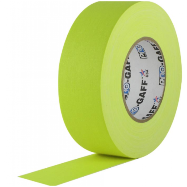 Cinta PRO GAFF Amarillo flúor 2X50YD FL Pro Tapes