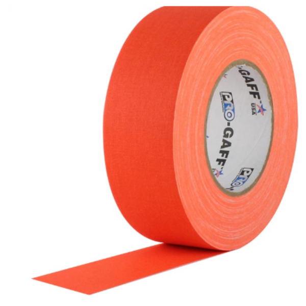 Cinta Gaffer Naranja flúor PRO GAFF 2X50YD FL Pro Tapes