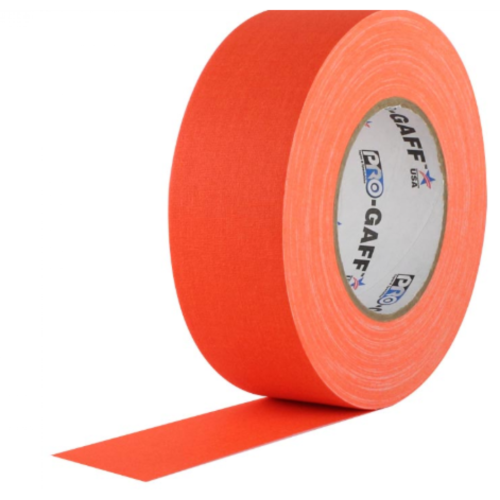Cinta Gaffer Naranja flúor PRO GAFF 2X50YD FL Pro Tapes