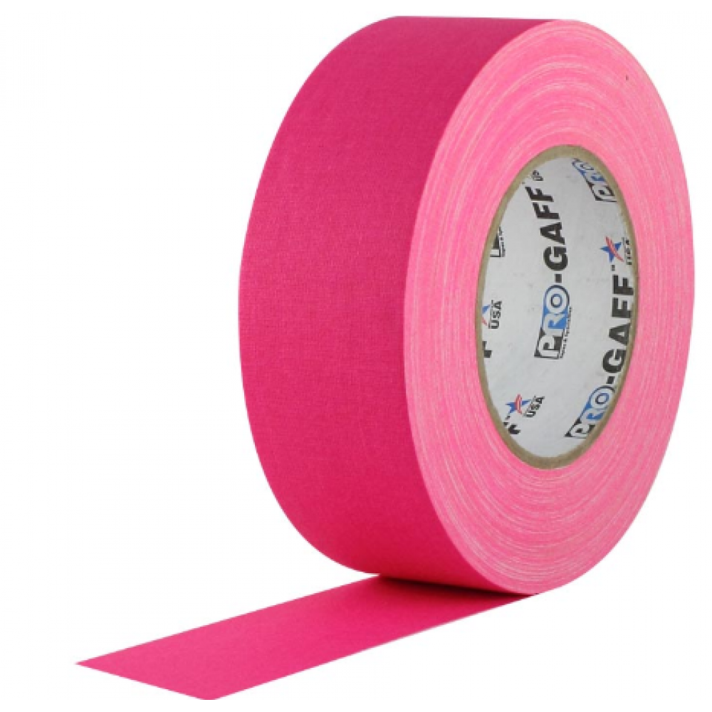 Cinta Gaffer PRO GAFF 2X50YD FL Rosado flúor Pro Tapes