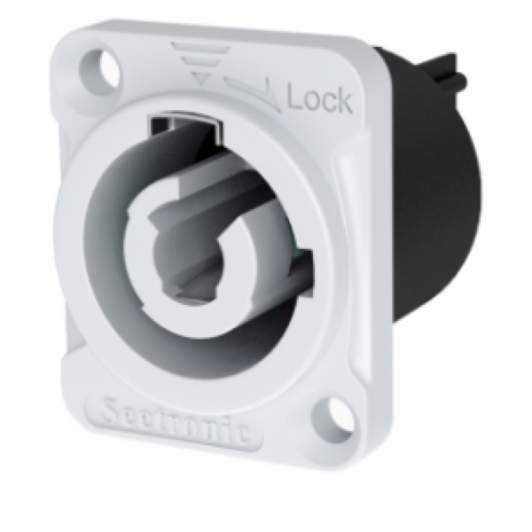 Conector Seetronic Sac3mpb Powercom Panel Blanco 20a/250v