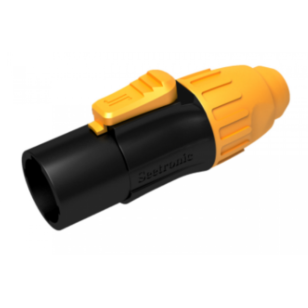 Conector Seetronic Sac3mx Powercom Volante Macho IP65 16a/250v Para Uso Outdoor