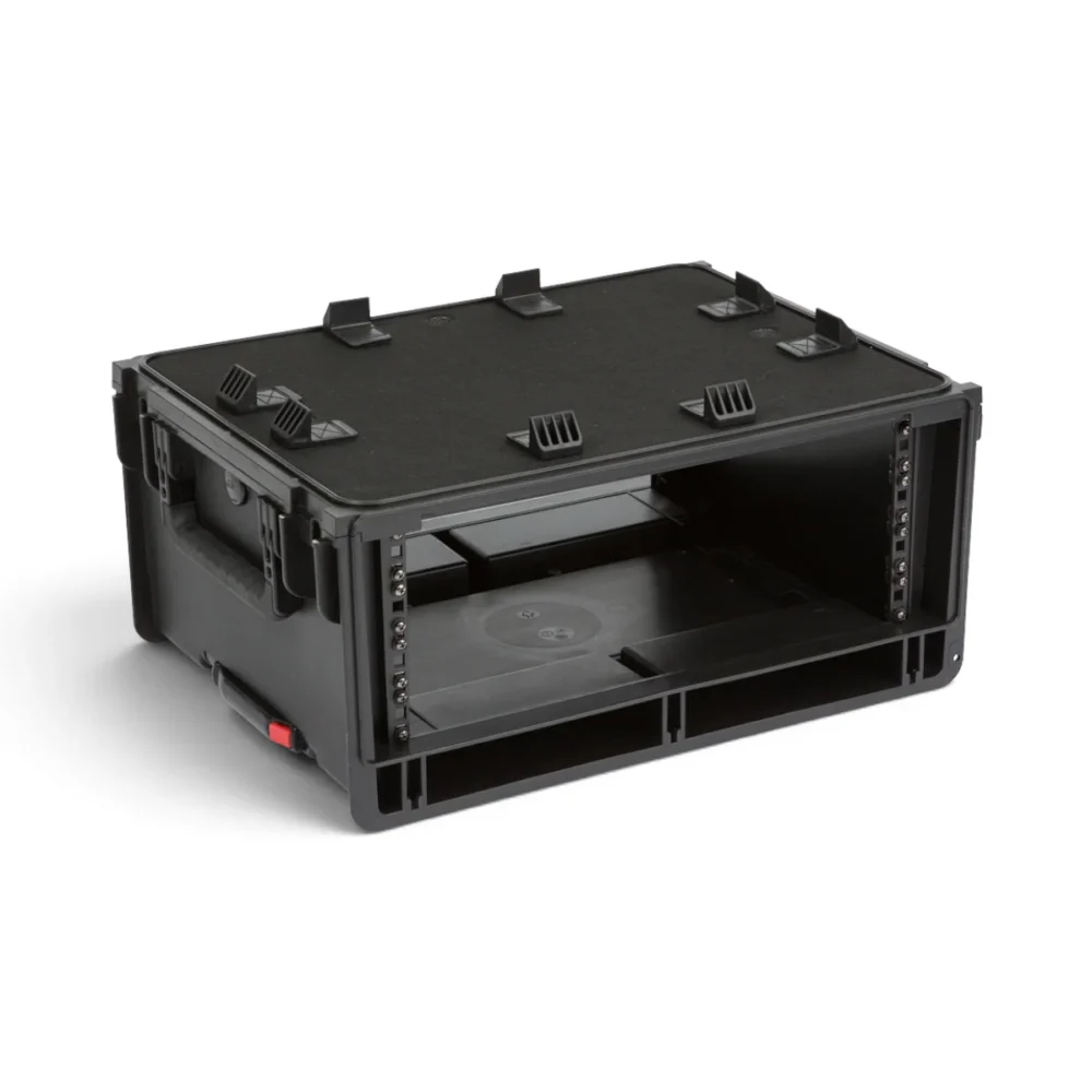 Rack Case SKB 1SKB-iSF4U 4U Studio Flyer Moldeado por Inyección con Ruedas
