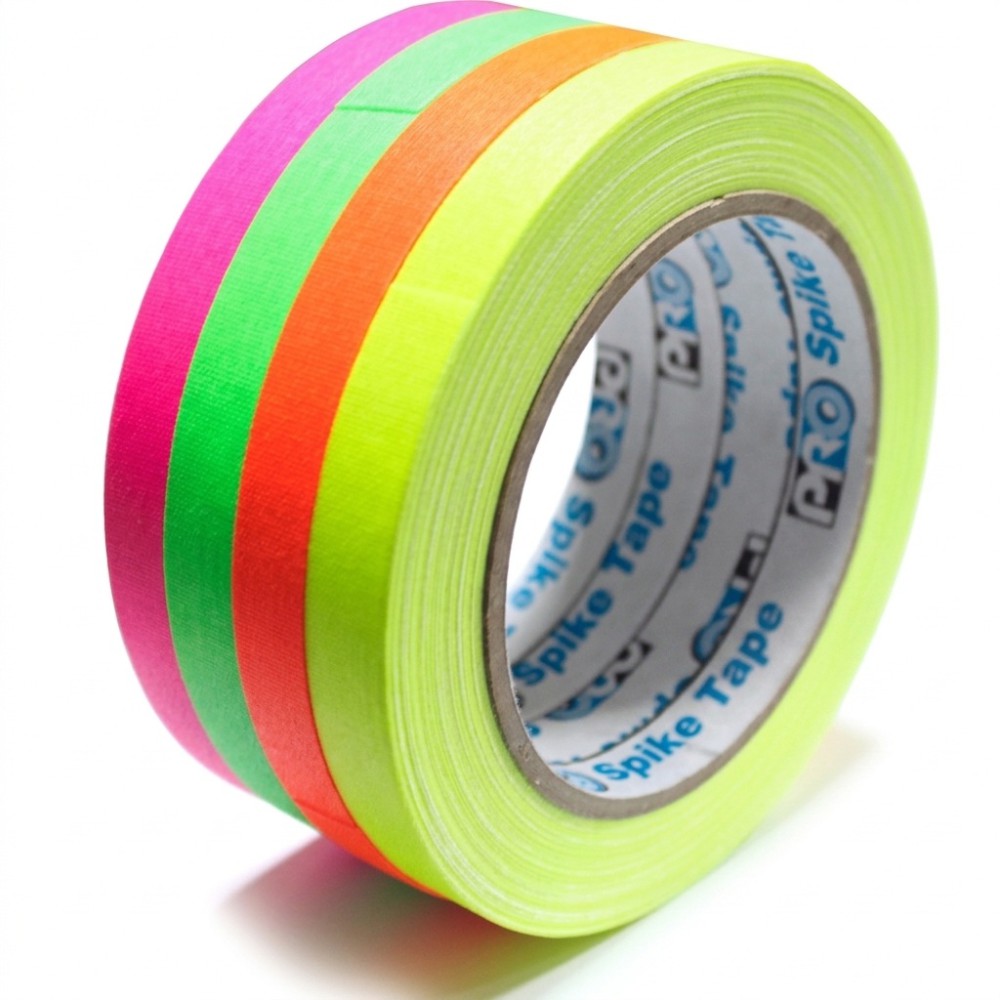 Pack Gaffer PROTAPES 4 colores flúor 1/2 "x 20 yd (18mt)