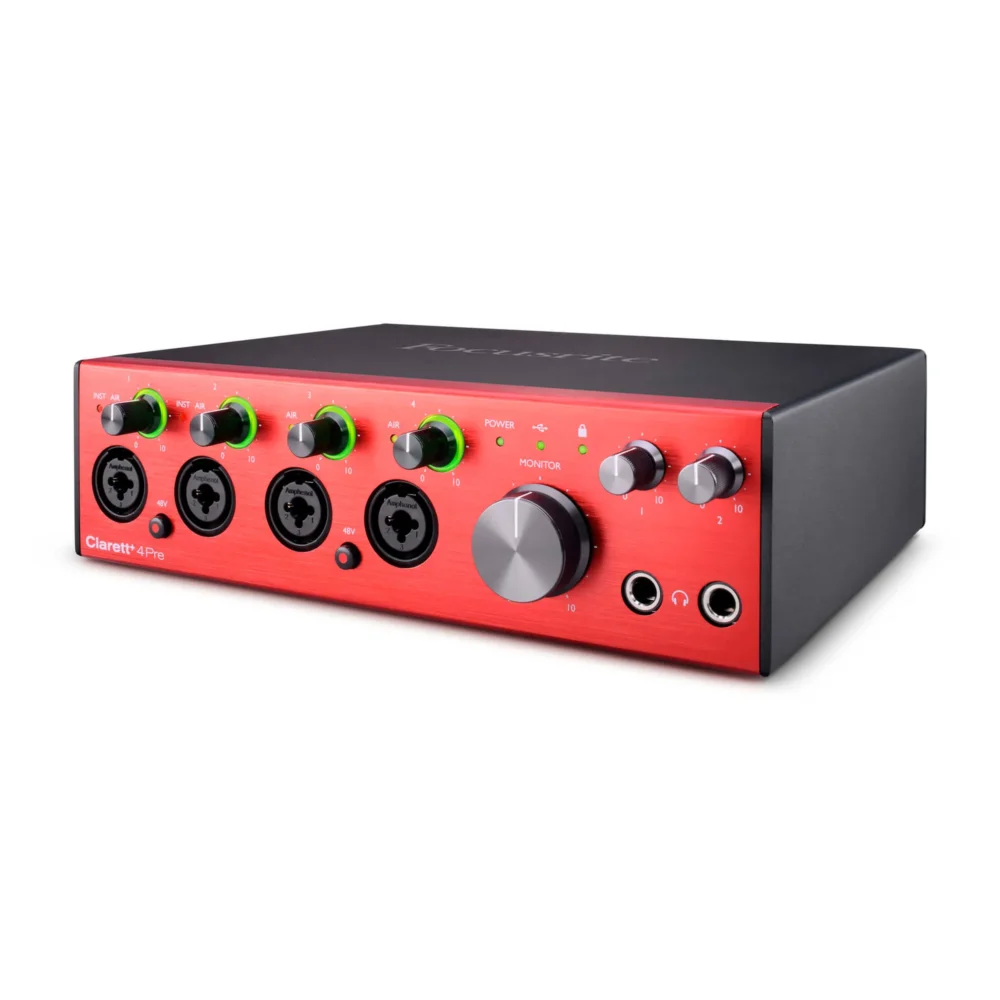 interfaz-audio-focusrite-clarett-4pre-2.webp Interfaz Audio Focusrite CLARETT+ 4PRE - vista 2