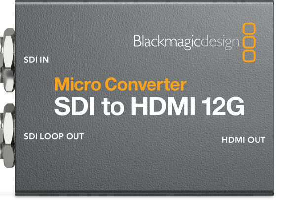 Micro Conversor Blackmagic SDI a HDMI 12G