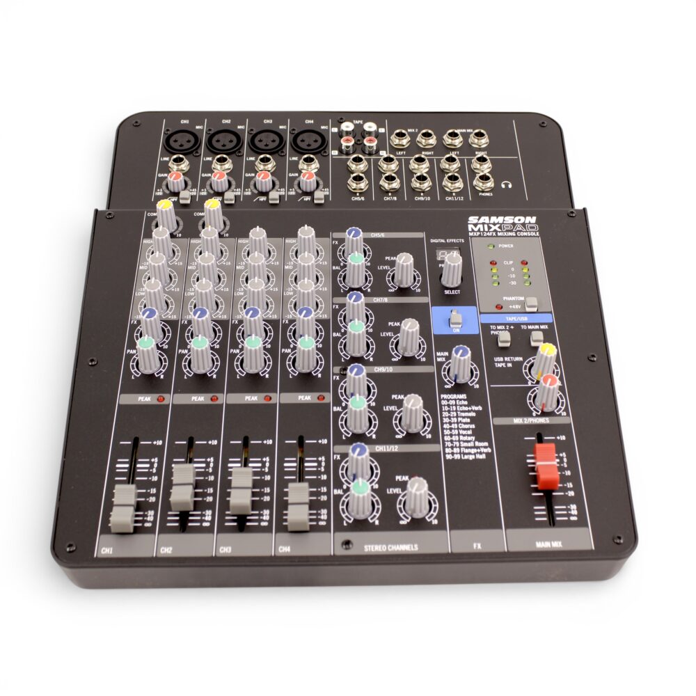 Mixer Análogo Samson MXP124FX BK - vista 4