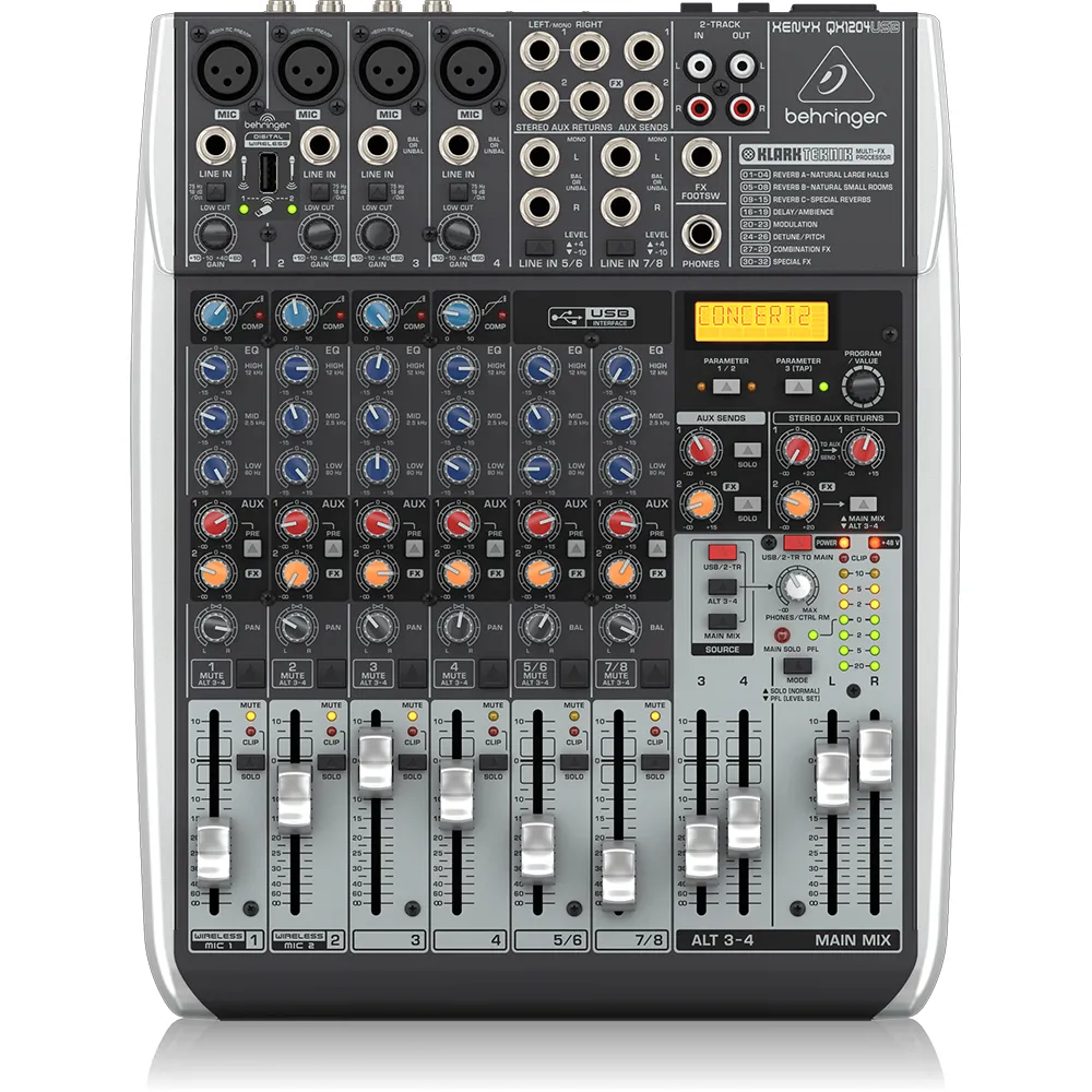 Mixer Behringer Xenyx QX1204USB - vista 2