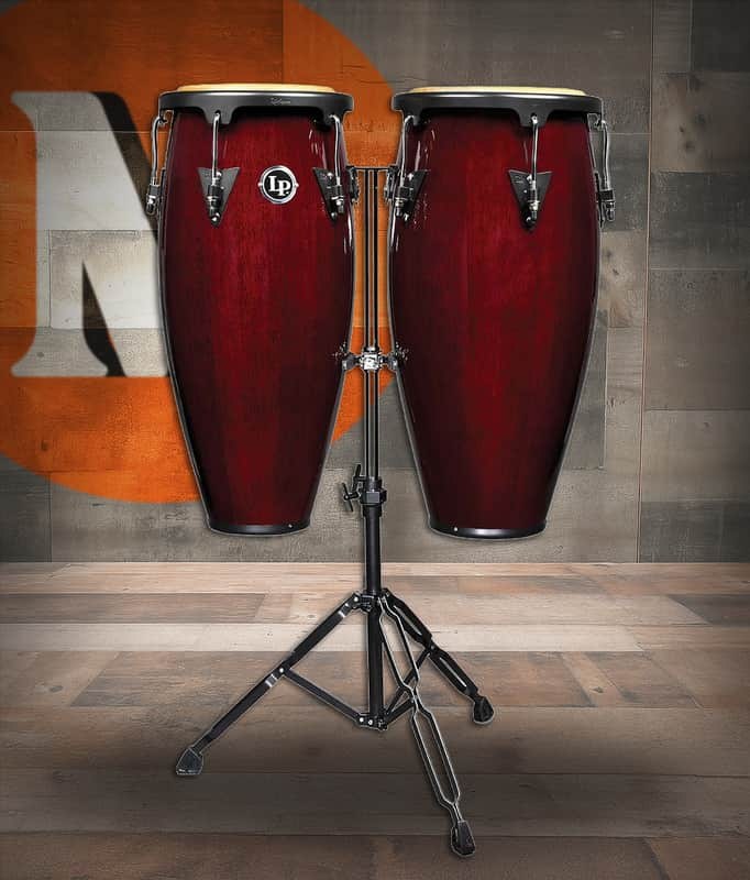 Set de Congas LP Aspire LPA646 10" y 11" con Soporte