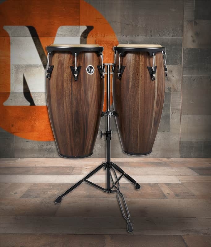 mmt-lpa647-aw Set de Congas LP Aspire LPA647 11" y 12" con Soporte