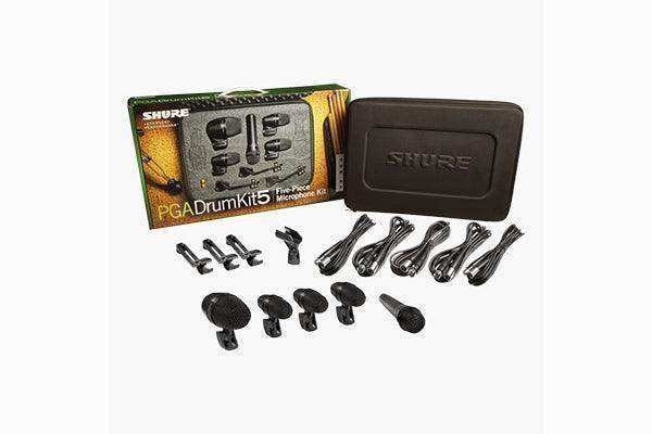 mmt-pgadrumkit5 Kit de 5 Micrófonos para Batería Shure PGA Drum Kit 5