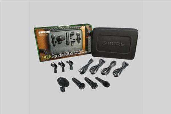 mmt-pgastudiokit4 Kit de 4 Micrófonos de Estudio Shure PGA Studio Kit 4