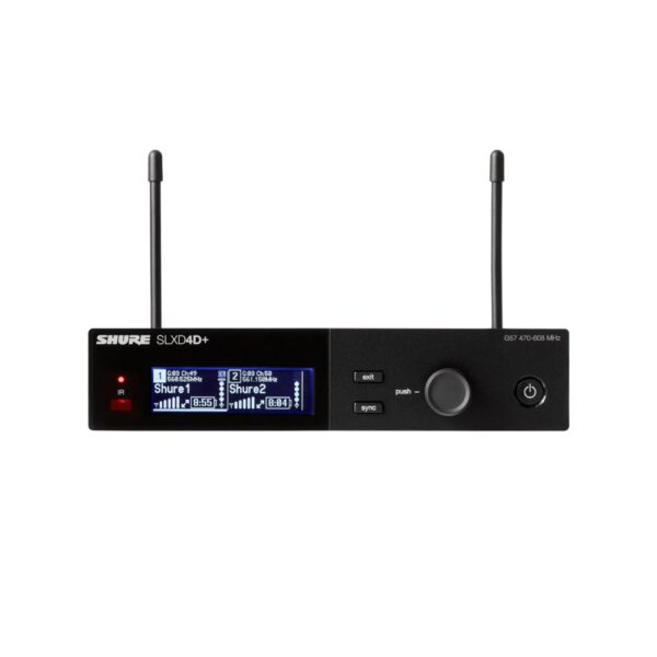 mmt-slxd4d-g57 Receptor Inalámbrico Doble Shure SLXD4D+