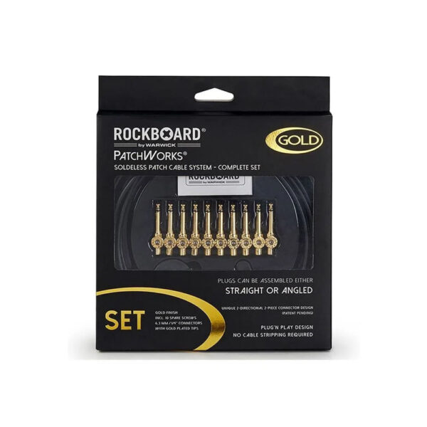 pack-conectores-y-cables-de-instrumento-rockcable-rbo-cab-set-gd-1108438-1.jpg Set GD Pack Cable Instrumento Solderless 3MT con 10 Plugs Rockboard RBO CAB PW