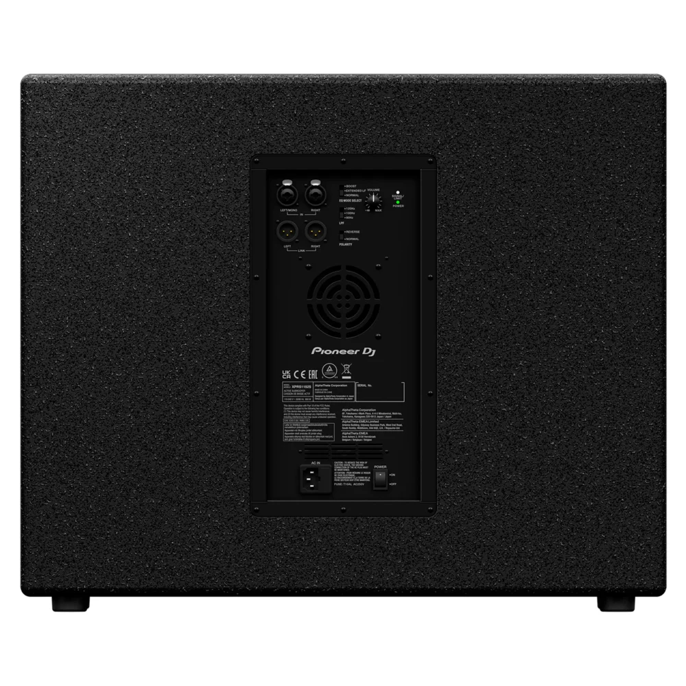 Subwoofer Activo 18'' 4000W Peak DSP Pioneer DJ XPRS1182S - vista 3