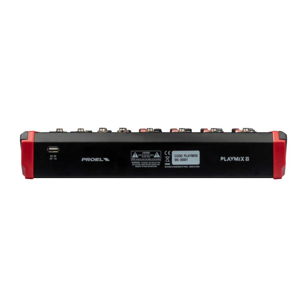 tmp_safe_8fcfb8d30b6adf7271b35891f7477301.jpg Mezclador Proel PLAYMIX8 8 Canales con Bluetooth - vista 4