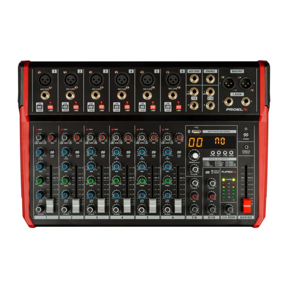 tmp_safe_c9d7b4a3803ed1a63d1ee422562af197.jpg Mezclador Proel PLAYMIX10 10 Canales con Bluetooth - vista 2